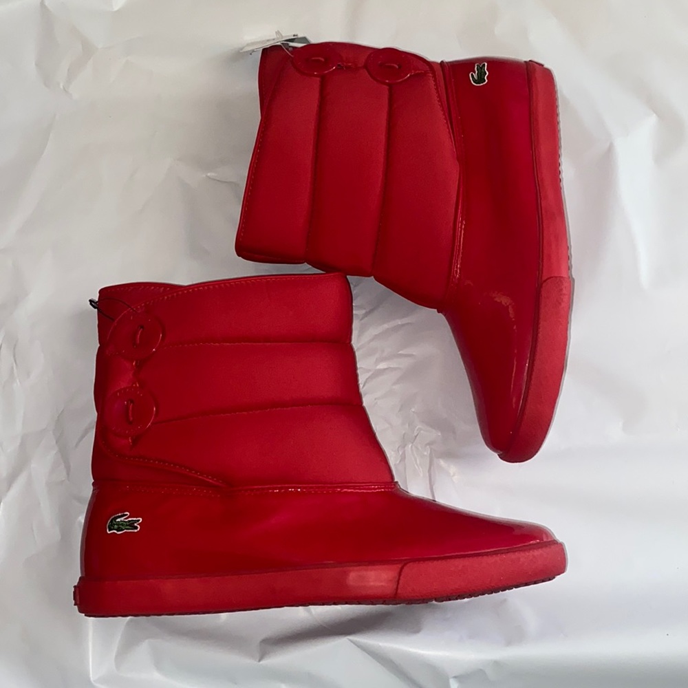 Lacoste ankle rain boots